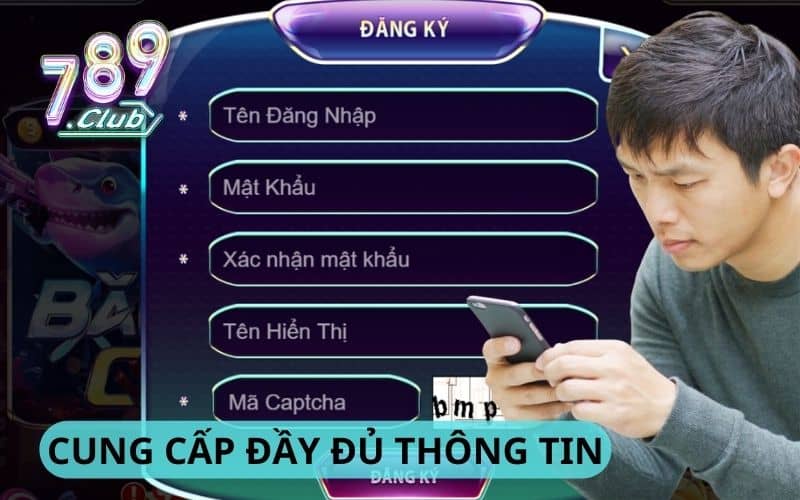 Người chơi cần cung cấp đủ và đúng các thông tin